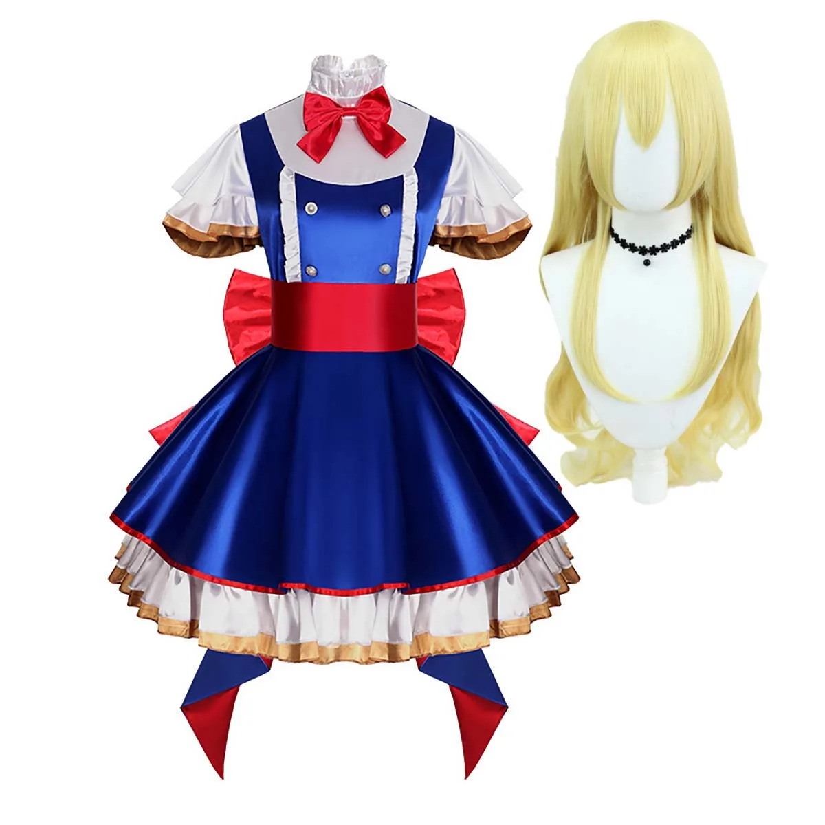 

Взрослая женщина, милый костюм на Хэллоуин и Рождество, костюм принцессы Хосимия Ичиго Лолиты