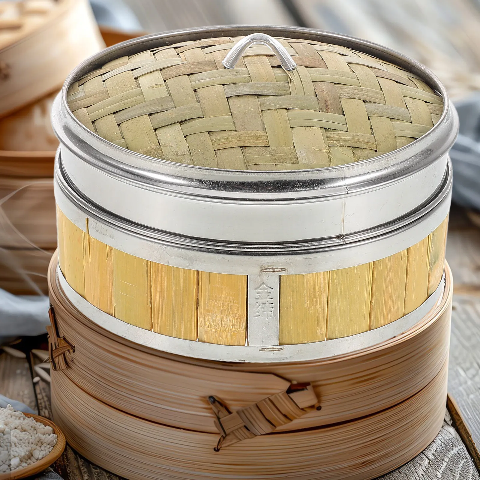 18 cm handgemaakte bamboe stoo - Bao Steamer Bamboo recensie en prijs