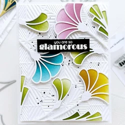 Panalisacraft Leaves Background Metal Cutting Dies Stencils DIY Craft Scrapbooking/album Decorative Embossing DIY Paper Cards