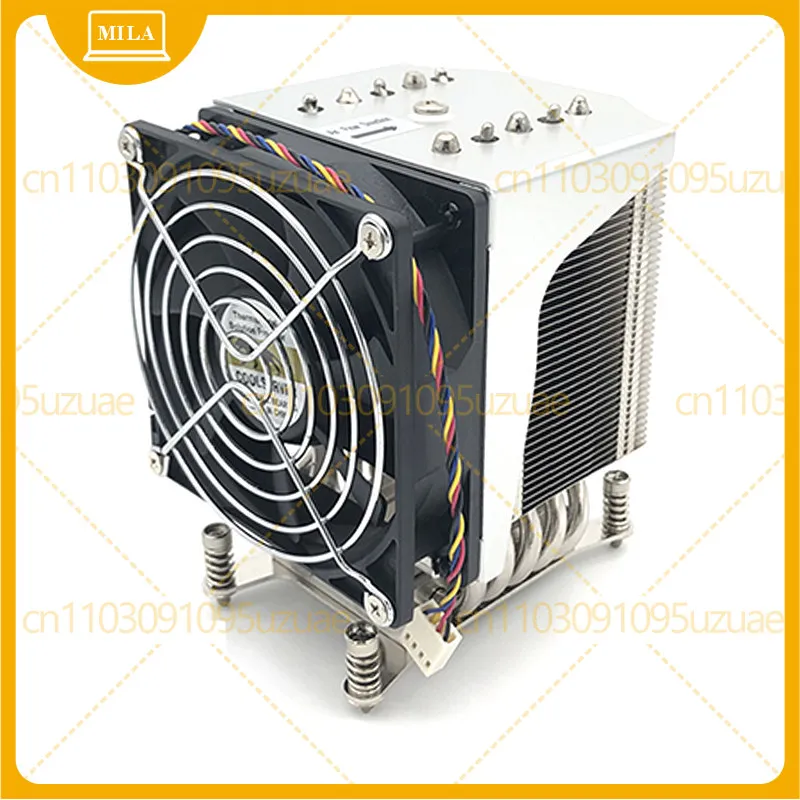 LGA2011 Square CPU Cooler Pure Copper 1U/2U/4U Server Heatsink Fan For X79 Desktop Workstation