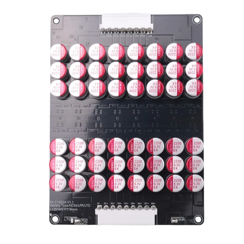 16S 5A Balance Li-Ion Lifepo4 Lto Active Lithium Battery Equalizer Balancer Plate Capacitor 48V 60V 16S-A69M