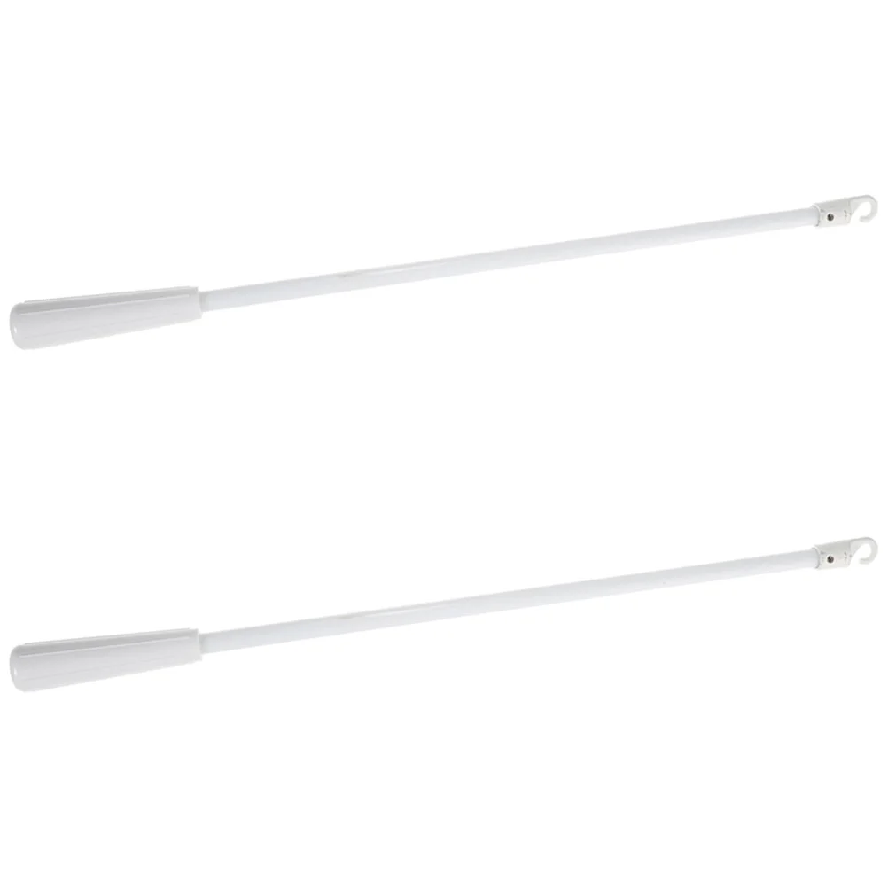 

2 Pcs Repair Curtain Rod Curtains Blind Stick Glass Fiber Blinds Pull down Wand