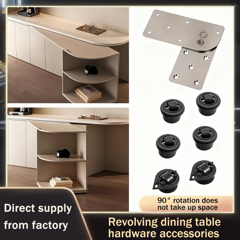 

Multifunctional 90 Degree Swivel Folding Hardware Kit For Hidden Space Saving Drop Leaf Table Desk Top Conversion Mechanism