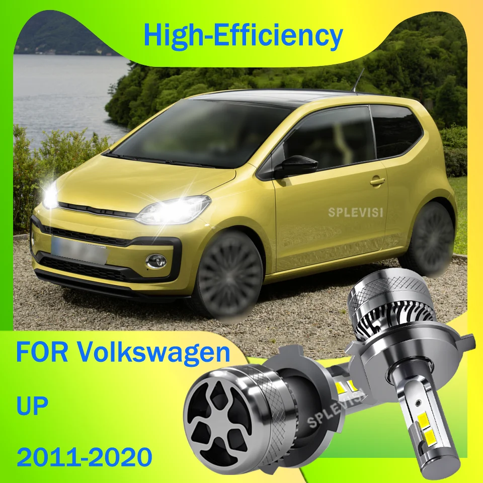 

2Pcs 12V 6000K LED Cars Headlight Bulbs H4 CSP 3570 Chips For VW Volkswagen UP 2011 2012 2013 2014 2015 2016 2017 2018 2019 2020