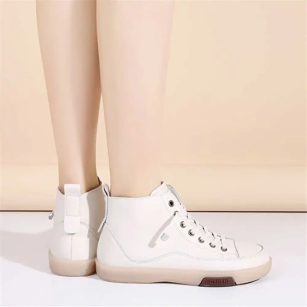 

Normal Leather Rubber Sole Tennis Boot For Women Golf Basketball Sneakers For Women's Sports Shoes Sneakers Sapato