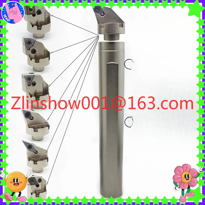 Seismic inner, rod weight cutting hole, turning tool MWLNRSCLCR disposable replaceable head