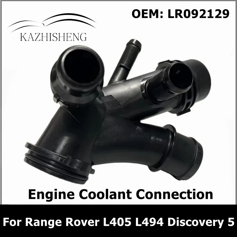 LR092129 for Range Rover L405 L494 Discovery 5 JDE39414 Engine Coolant Connection Pipe Outlet Tube