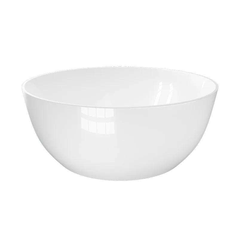 B & B Youth Hostel Internet celebrity teacup-type acrylic freestanding bathtub, full skirt round couple bathtub