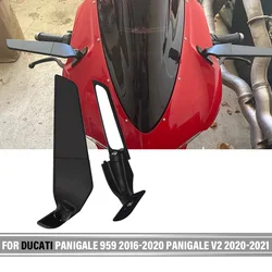 For DUCATI 959 1299 Panigale R/S 2015-2021 Rearview Mirrors Wind Wing Adjustable Rotating Side Mirror Winglet