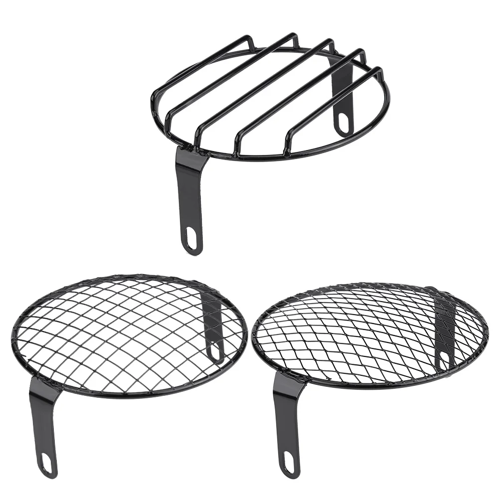 1Pc 6.5inch Motorcycle Headlight Grill Cover Accessories For Bobber/Chopper/Yamaha/Kawasaki/Suzuki