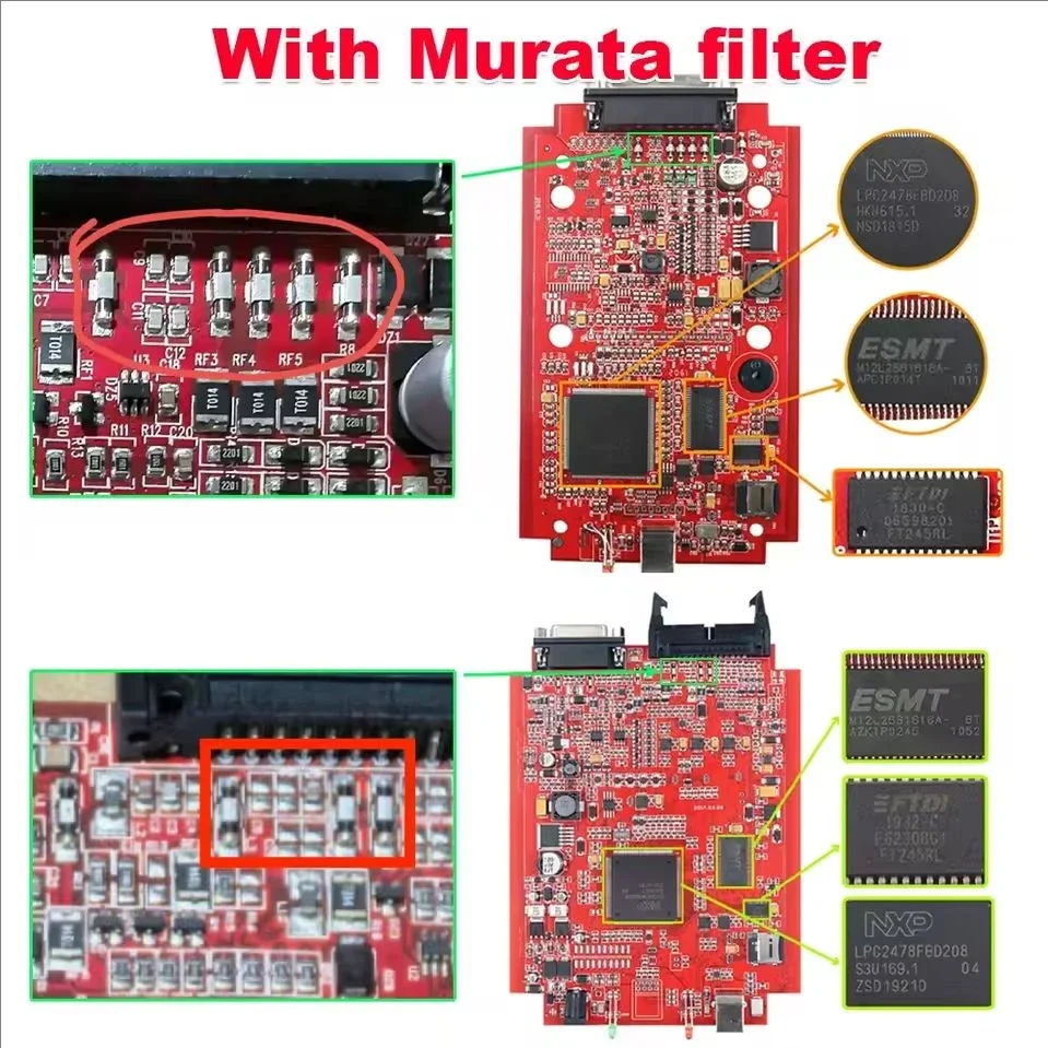 Kess V2 V5.017 Russian Language Version Online 2.70 EU Red OBD2 Manager Tuning Kit 4 LED BDM Frame 22pcs Adapter ECU Programmer