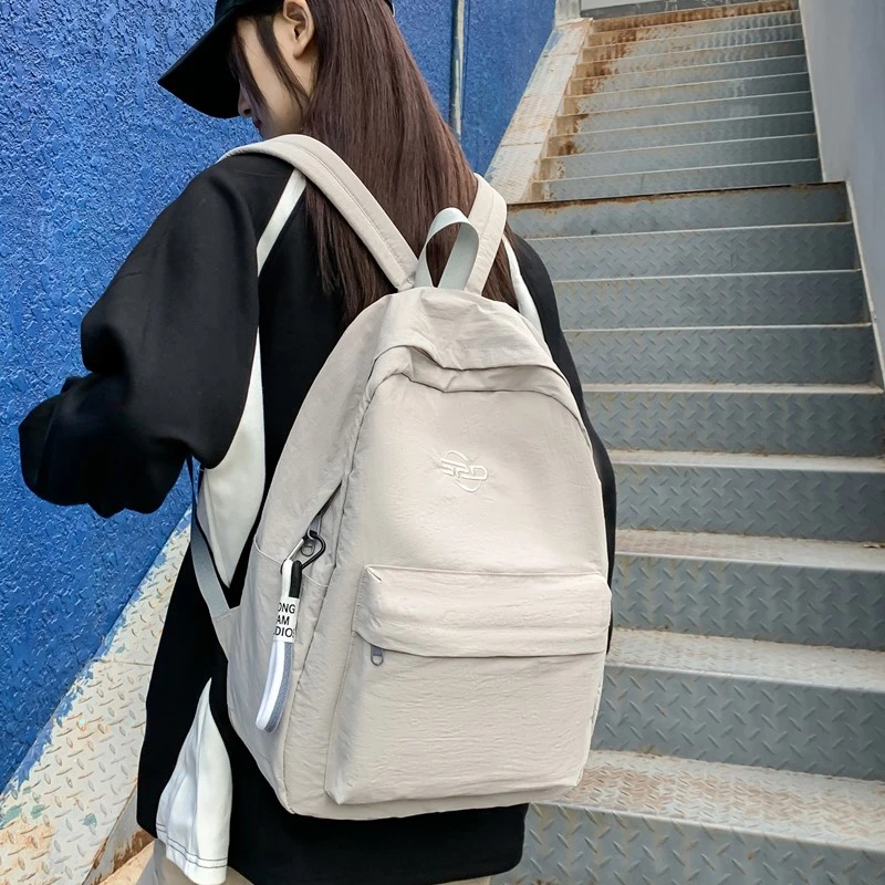 

Simple Casual Versatile Women's Nylon Cloth Large Capacity Student Schoolbags Fashion Trendy Outdoor Sports Travel Backpack