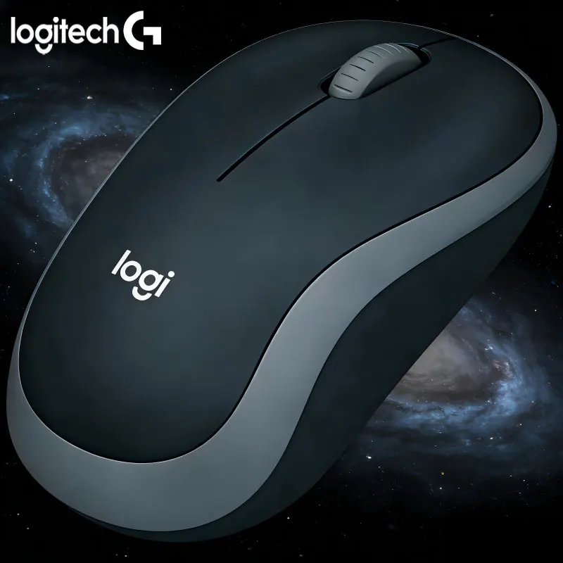 

Бесшумная беспроводная мышь Logitech M185, точное отслеживание, идеально подходит для домашнего офиса и студентов, совместима с различными системами