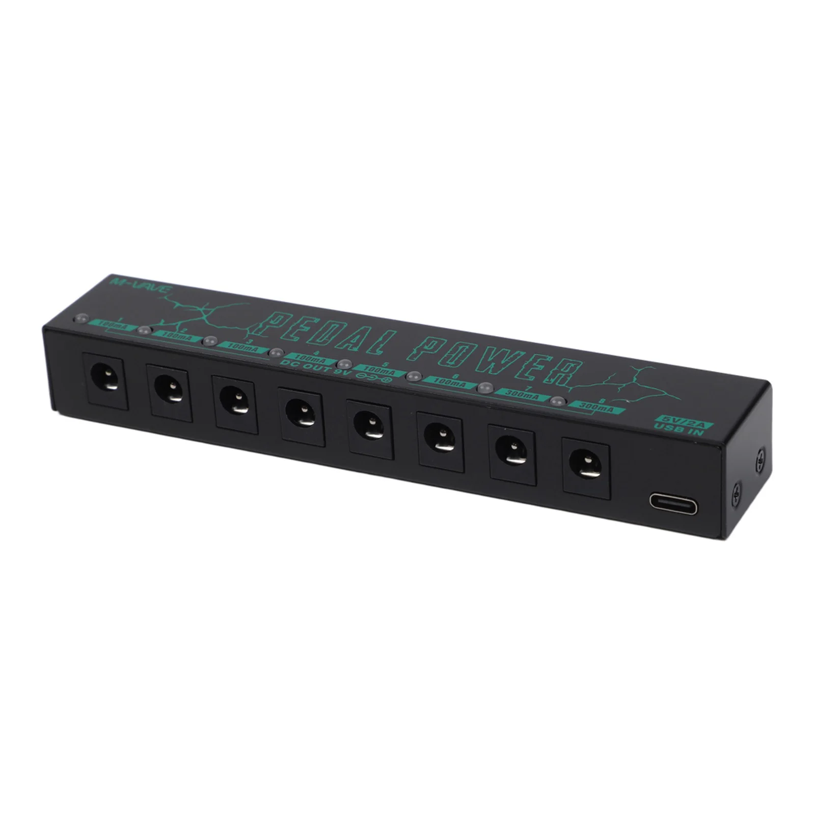 Live Performance Effects Supply Efficient Distribution 8 Isolated Outputs Aluminium Alloy Material Live Performance