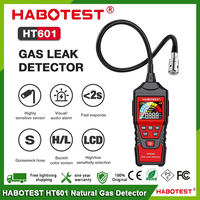 HABOTEST HT601A HT601B Gas Leak Detector Analyzer 20% LEL LCD Sound & Screen Alarm Combustible Flammable Natural Methane Tester