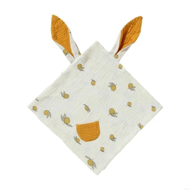 581F Baby Lovey قطن الموسلين بطانية أمان للأطفال حديثي الولادة ناعمة لوفي مريحة من Loveys