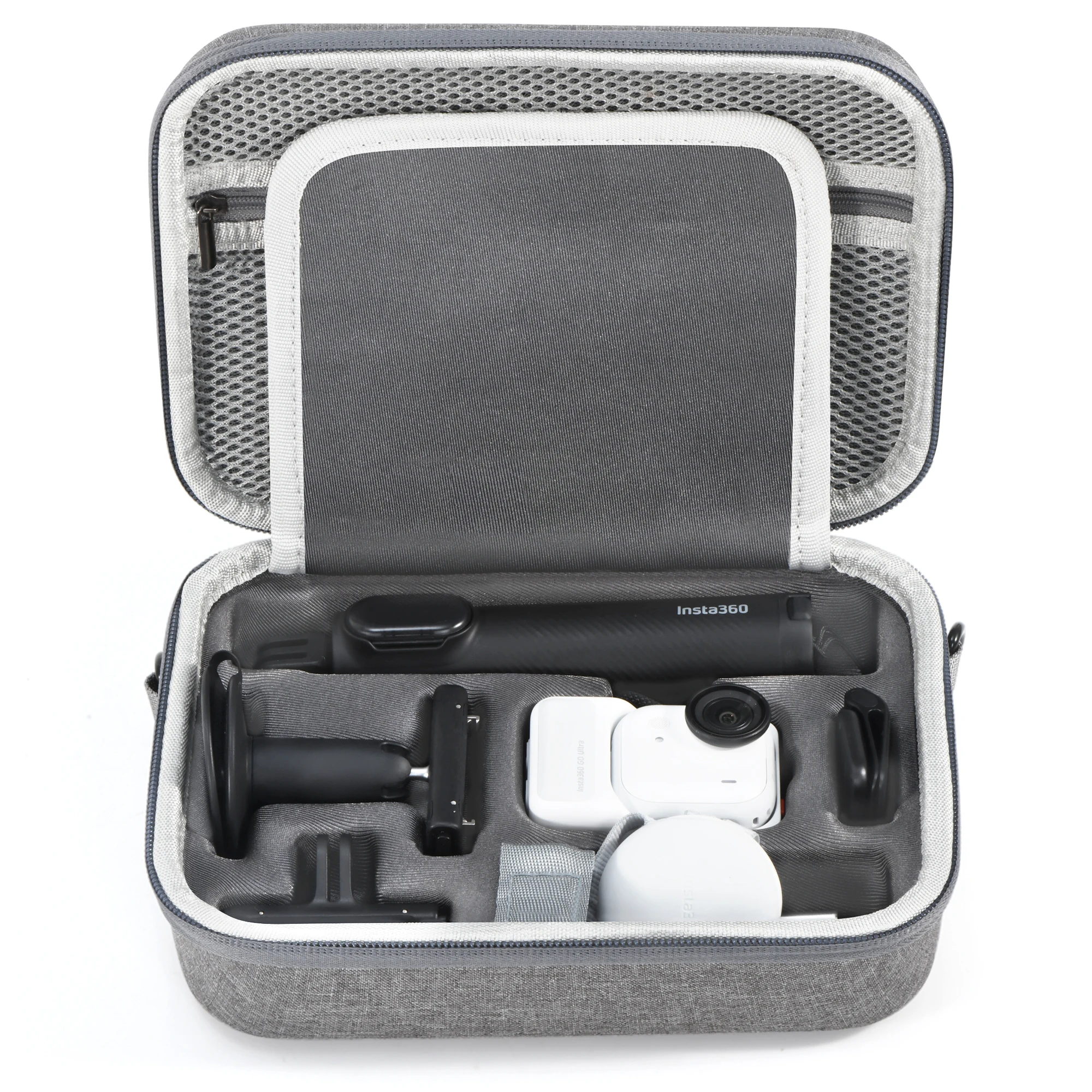 Carrying Case for Insta360 GO Ultra Nylon Material Travel Bag Protective Case Camera Accessories Large Capacity for Mount