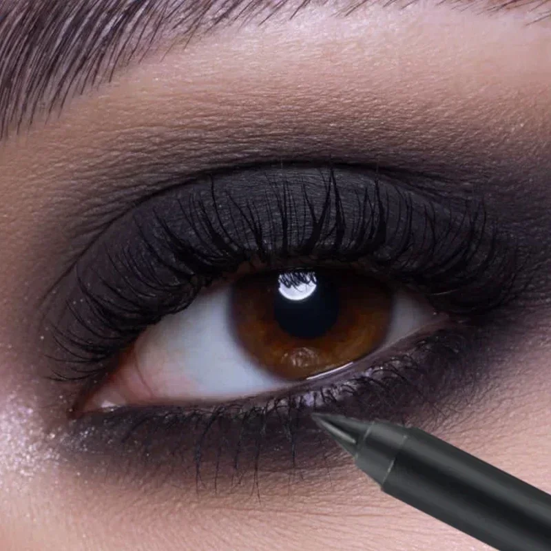 Matowy niebieski Eyeliner ołówek wodoodporny trwały Pigment czarny biały żółty Eyeliner długopis nie kwitną makijaż oczu kosmetyki