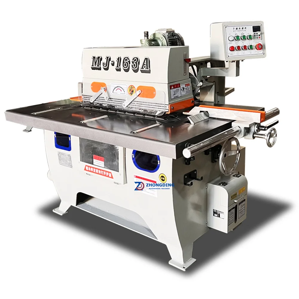 MJ163A Деревообработка Rip Аломиний Полуавтоматический Rip 220 В