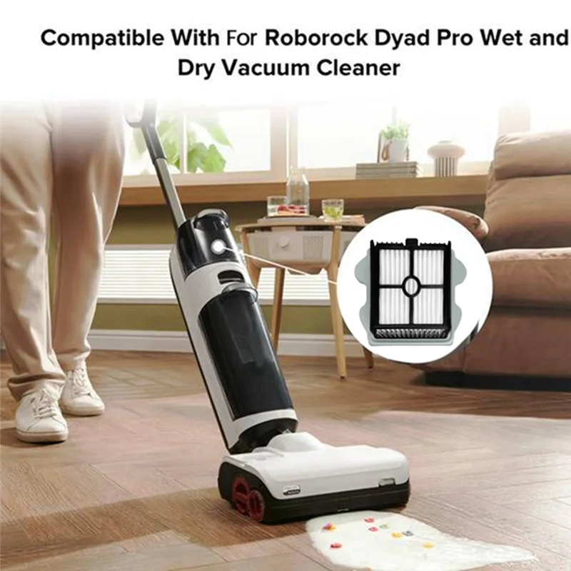 2 шт. фильтр для пылесоса Roborock Dyad Pro/Didad Pro Combo/WD2H1A/A10 Ultra, аксессуары, запасные части-A77G