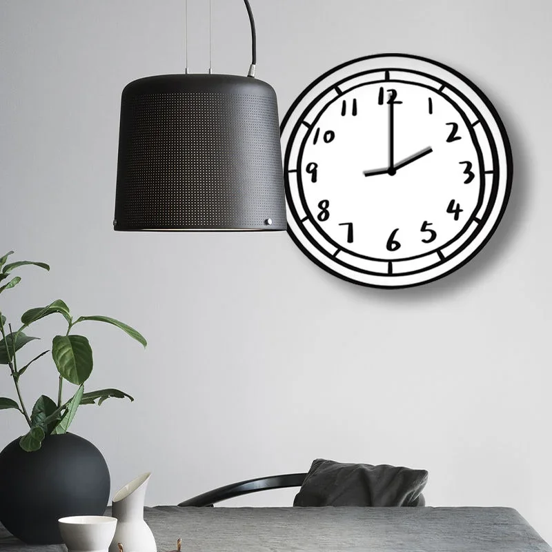 Anime Secondary Wall Clock Art Room Decorative Home And Decoration Large 3d Wall Clocks Modern Home