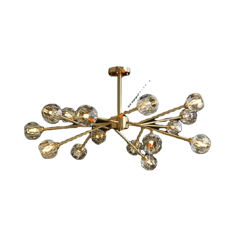 Nordic Atmospheric Crystal Living Room Bedroom Pendant Light Luxury Magic Bean Simple Pendant Lamp