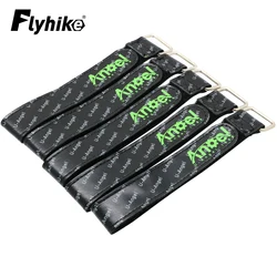 5pcs 20*25mm Uangel Magic Sticker Tape Nylon Lipo Battery Strap Belt Reusable Cable Battery Tie Wrap