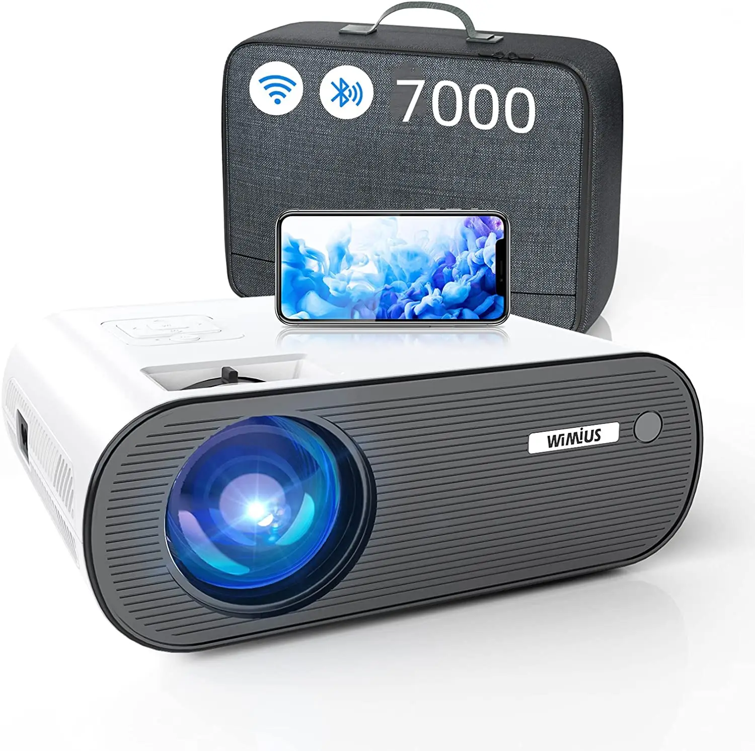 K5 projektory WiFi Bluetooth Mini przenośny projektor 4k Full HD projektor wideo 1080P Beamer lustro dla kina domowego
