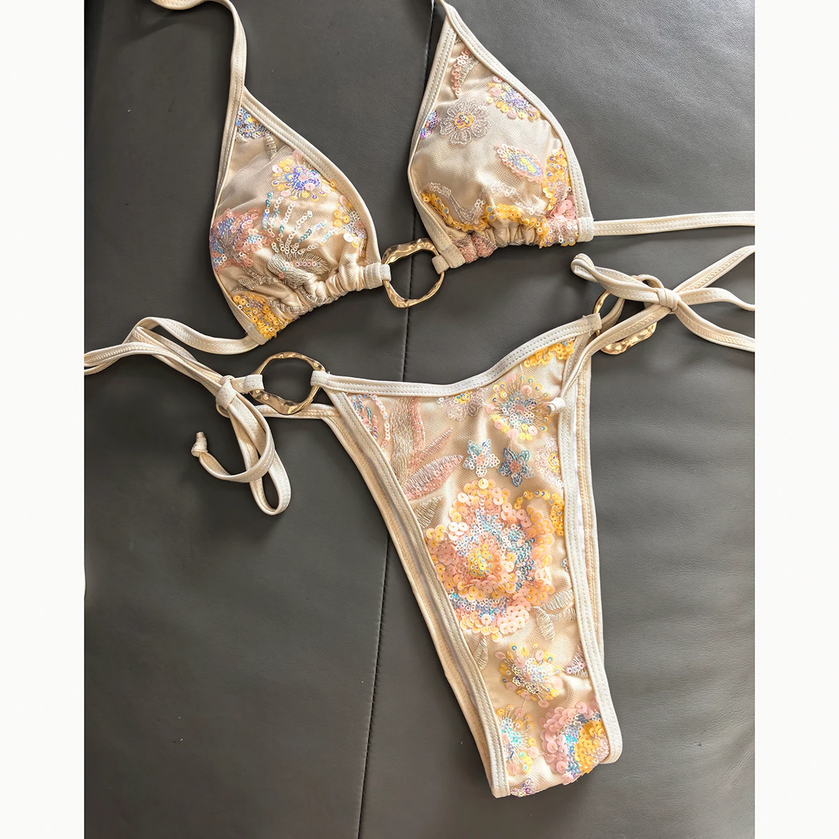 

Push Up Bikinis 2025 Sexy Women Swimsuit Female Swimwear Bikini Set Shiny Biquini Bathing Suit SPush Up wimming Suit Beachwear