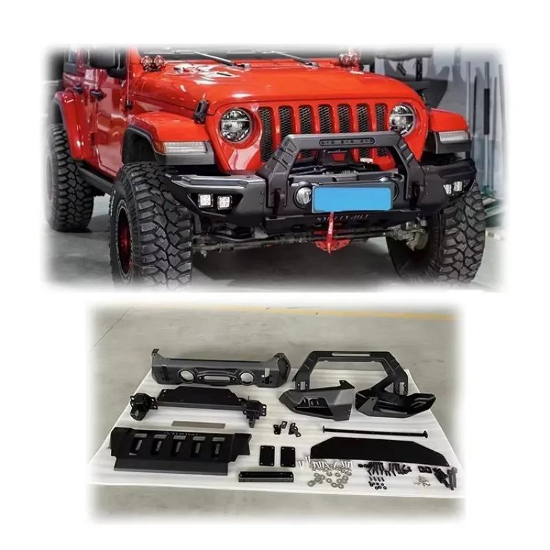 

Apollo latest modelSpedking Auto Body System 4x4 Auto Accessories SISAIKE Front and Rear Bumper with Corner for Wrangler J