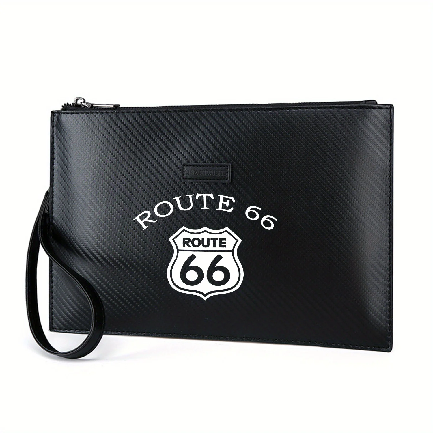 

Элегантная мужская сумка из искусственной кожи с надписью Route 66, модная и практичная для повседневной носки