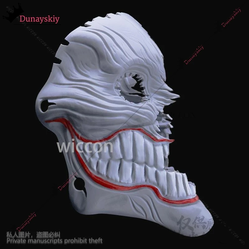 Anime Dandadan Aira Shiratori Cosplay Costume Horror Mask Props 3D Hard Plastic For Girl Woman Halloween Role-playing Customized