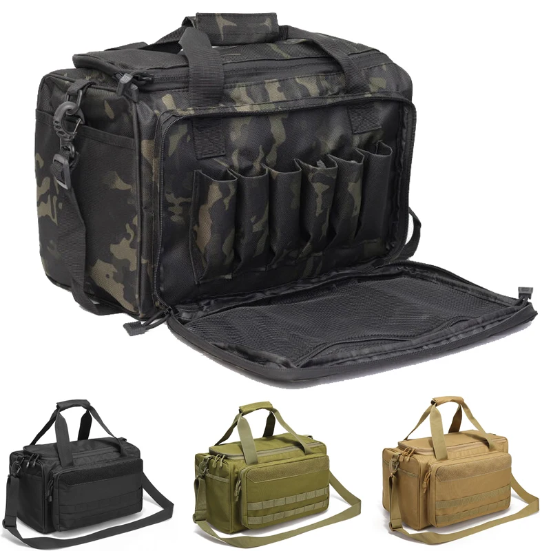 Oxford 900D Waterproof Outdoor Storage Shoulder Bag Tactical Bag Molle System Pistol Gun Bag Multifunctional Accessories Bag
