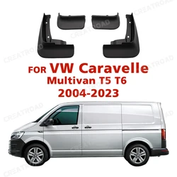 Car Mud Flaps Splash Guards for Fender Mudflaps Mudguards For Volkswagen VW Transporter T5 T6 T7 Caravelle Mulivan 2004-2023