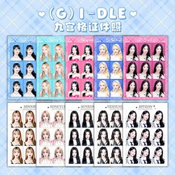 (G)I-DLE Idol Girl Group ID Photo 1 INCH Passport ID Card Photo Print Card PhotoCard Cho Mi Yeon Jeon So Yeon Minnie Fans Gift