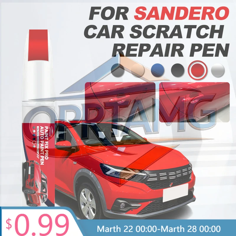 

Горячая новинка 2026: Ручка-корректор для ремонта лакокрасочного покрытия автомобиля Dacia Sandero 2008-2025 годов, аксессуары для устранения царапин, цвета: синий, зеленый, серый, красный