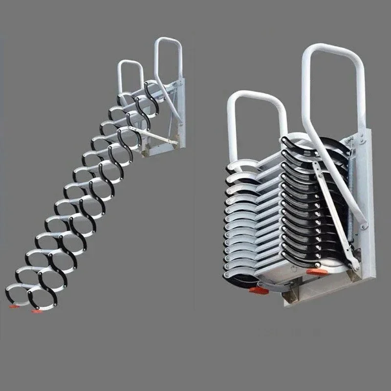 

Wall-mounted Home Ladders Attic Retractable Stairs Lifting Indoor and Outdoor Invisible Folding Ladders Simple Stretching Stairs