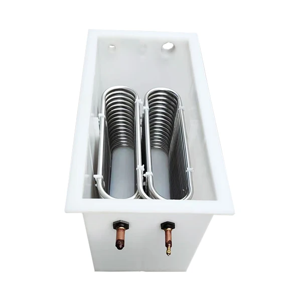 

Wholesale Price Stainless Steel & Titanium Evaporator Cooling Coil Water Tanks Industrial Heat Exchanger