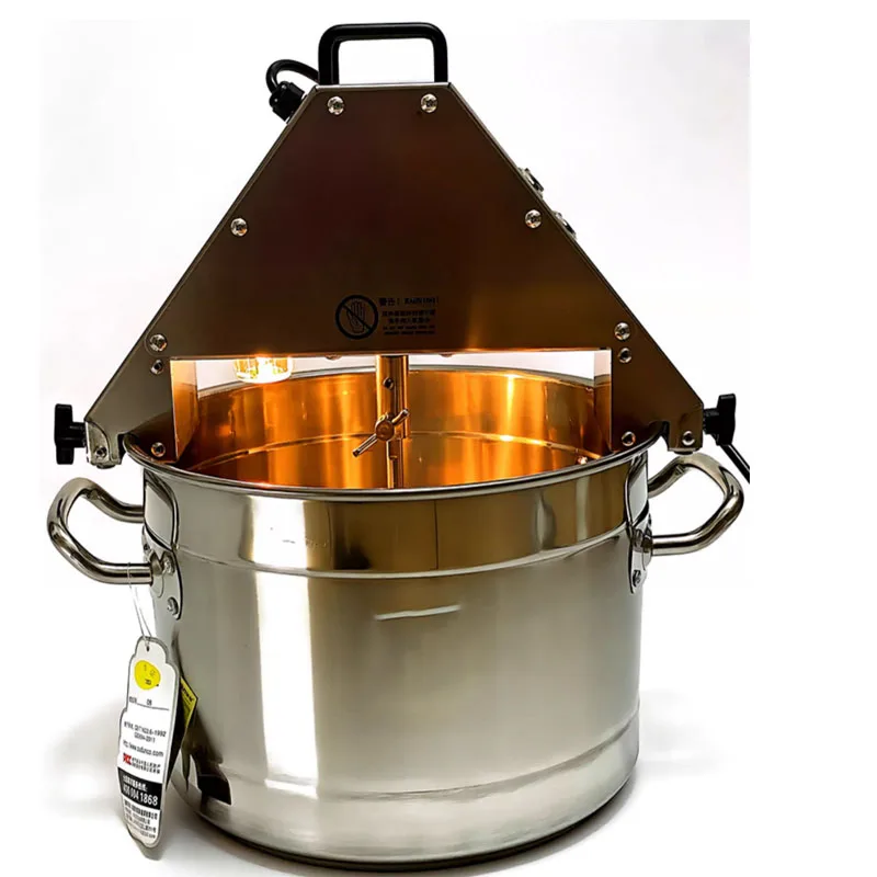 

Food Stirrer Pot 10L Stir-fry Machine Food Jam Sauce Mixing Wok 220V Automatic Stir Fry Machine