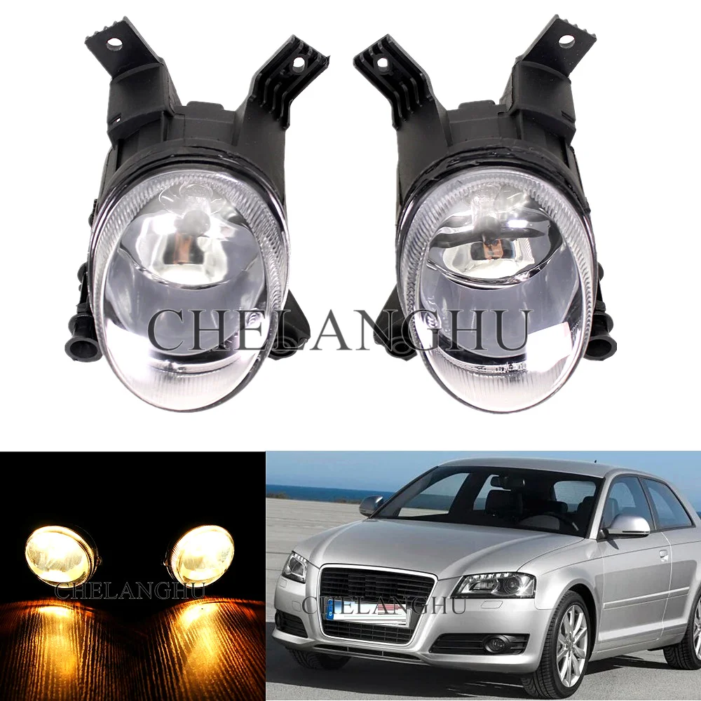 

Fog Light For Audi A4 S4 Sedan / Avant B7 2005 2006 2007 2008 Car-styling Front Halogen Fog Lamp Light With Bulbs