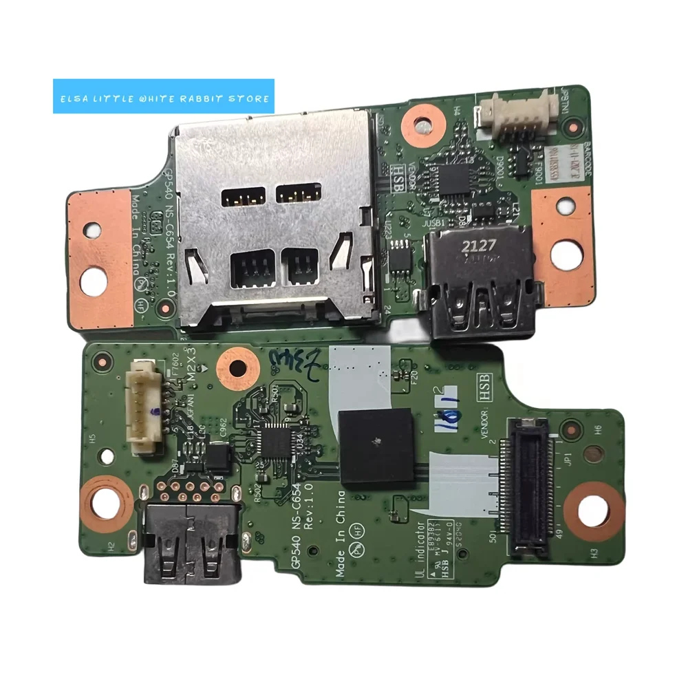 FOR LENOVO ThinkPad P15 T15g G1 USB SD CARD READER BOARD 5C50Z44696 NS-C654