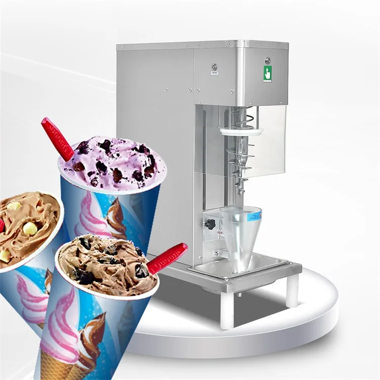 MK1Resfab Yogurt Swirl Drill Frozen Yogurt Real Fruits Ice Cream Blender/swirl Freeze Machine