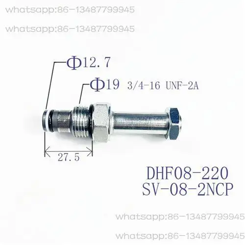 

Two Positions and Two Usually Closed Thread Cartridge DHF08-220/SV08-20/SV08-2NCP Solenoid Hydraulic Valve