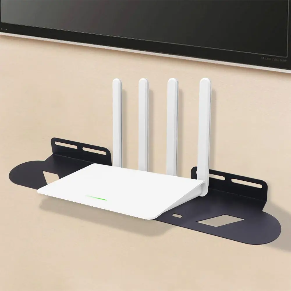 

Компактный настенный кронштейн из углеродистой стали, утолщенная стойка для хранения, несущая прочная настенная панель для звука под звуком телевизора