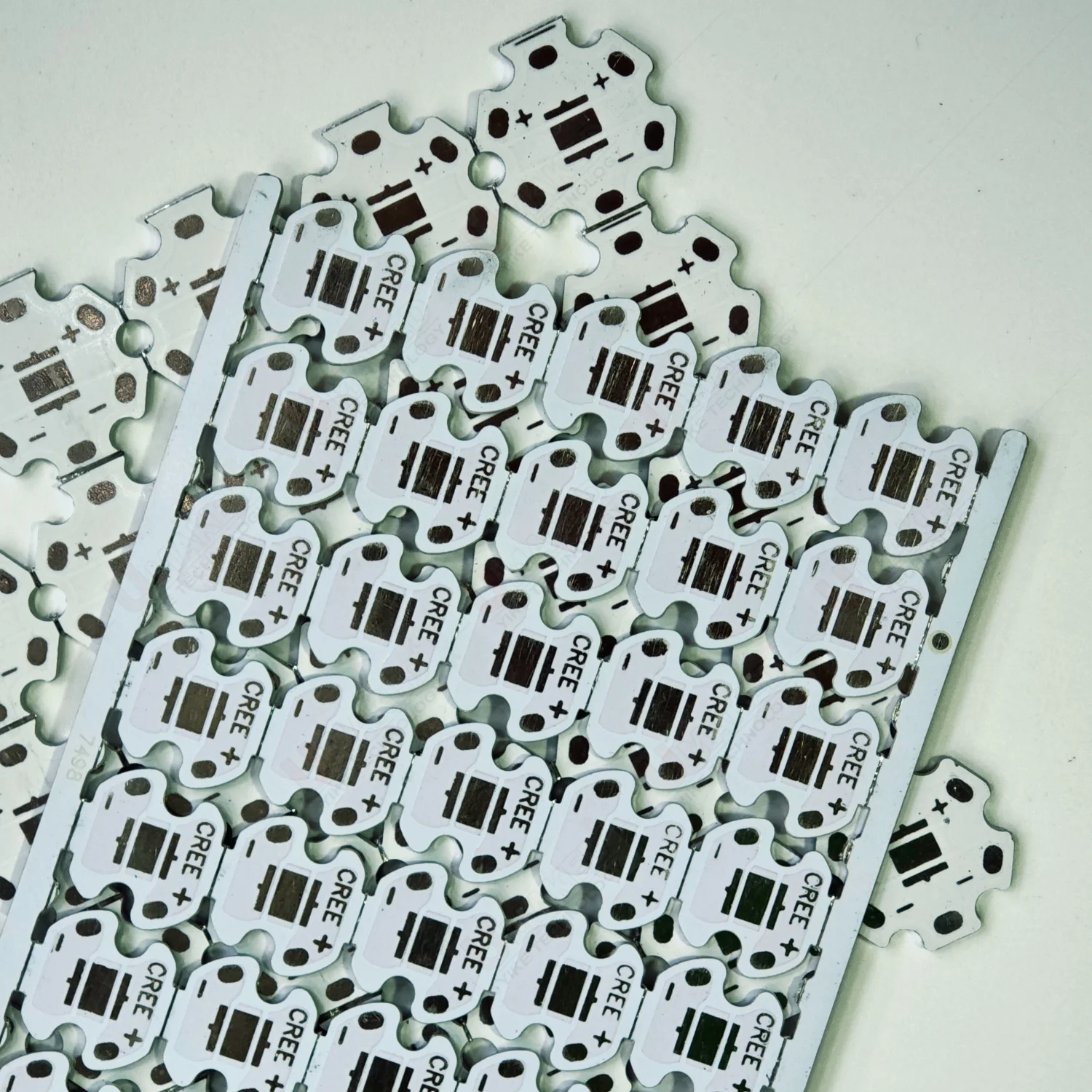 

50pcs 16mm 20mm LED PCB for 3535 5050 SMD chips SMD aluminum plate base Heat Sink Base Plate PCB Board DIY Light lamp board