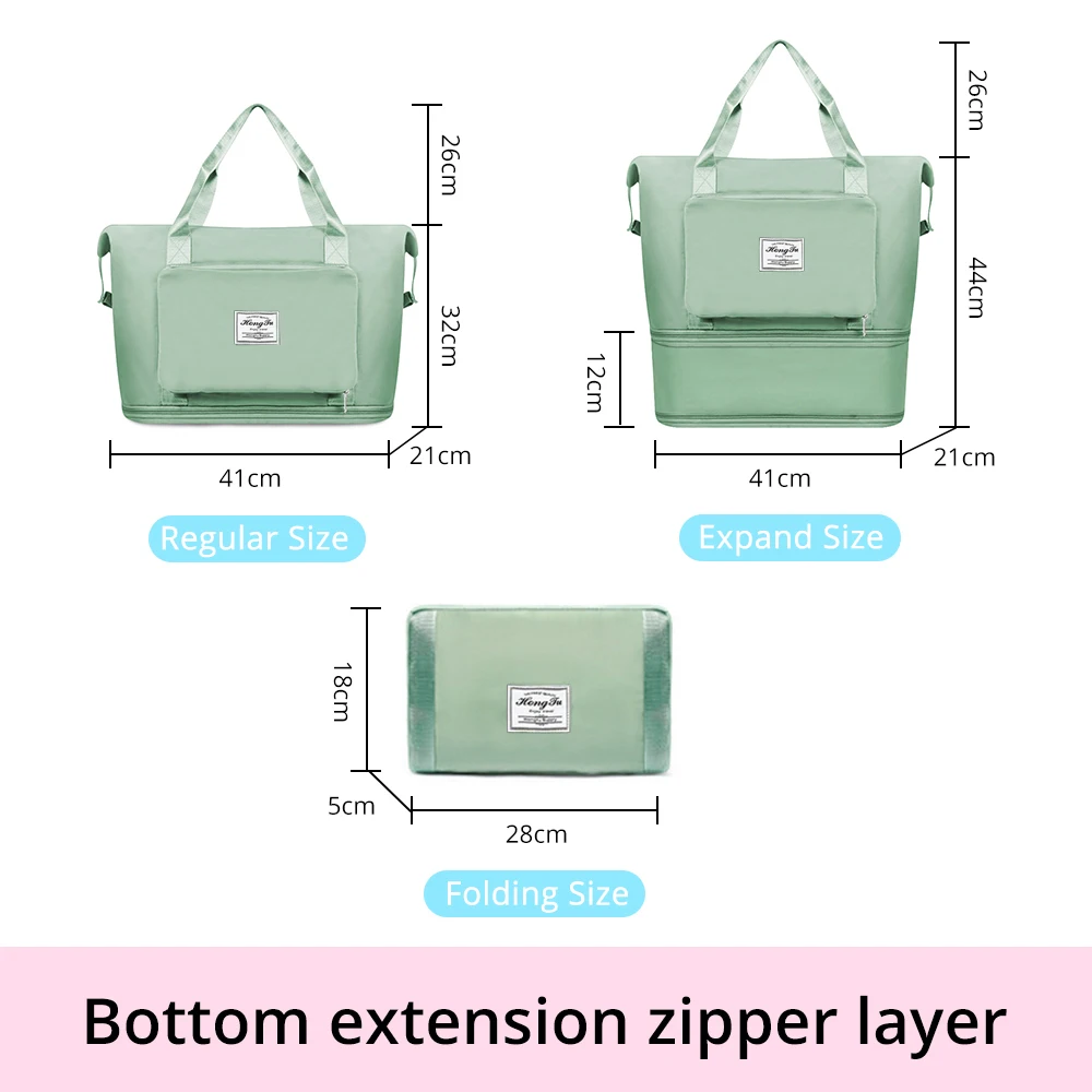 Reisetasche Frauen Duffle Schulter Handtasche Große Kapazität Multifunktionale Wasserdicht Tote Für Mädchen Weibliche Sport Lagerung Faltbare