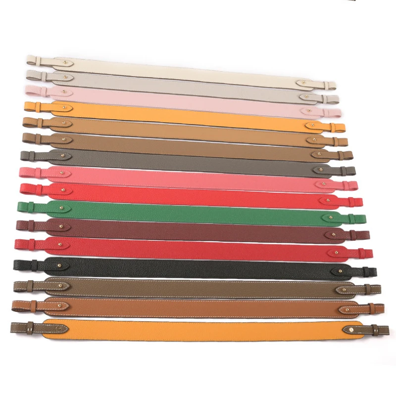 Genuine Leather Bag Shoulder Strap Replacement Crossbody Straps Cowhide Handbag Handle Belt for Customized DIY Bag Accessories