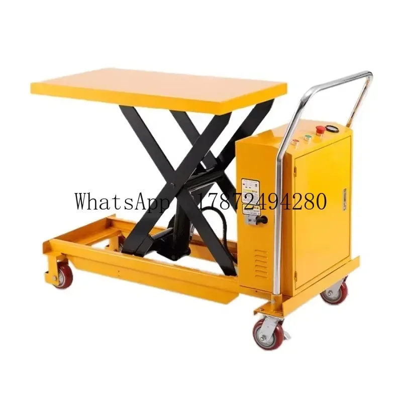 [2026] Hot SaleHydraulic Lift Platform Scissor-type Aluminum Mobile 150 Kg Manual Lift Manual Operation, Load Capacity 300