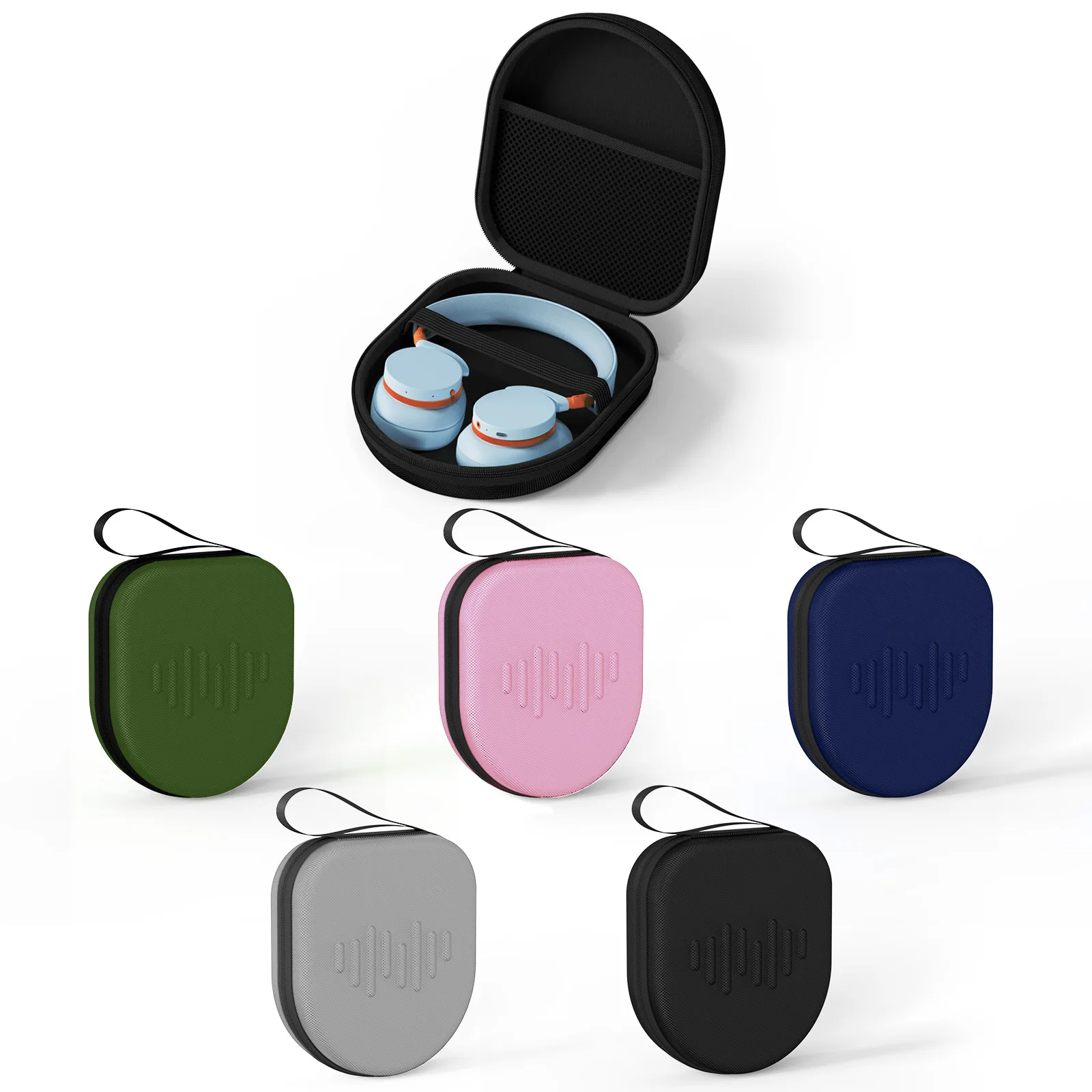 Headphone Case for JBL Tune 720BT / 770BT / 770NC for Soundcore Q20i/Q30/Q20 for WH-CH520/WH-CH720N, EVA Hard Case Carry Bag