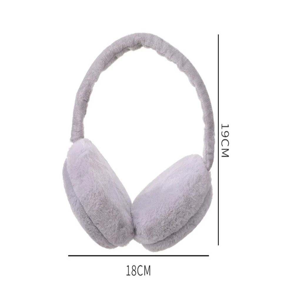 Macio de pelúcia orelha mais quente inverno quente earmuffs para mulheres moda sólida earflap ao ar livre proteção contra frio orelha-muffs capa de ouvido 2024 novo